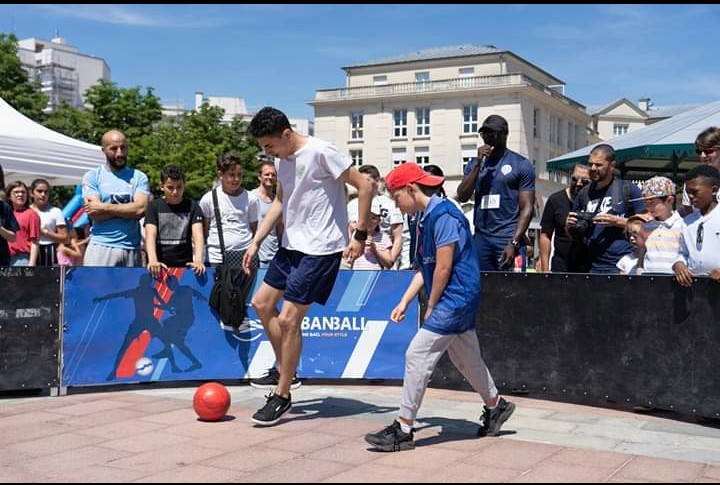 Démonstration de Foot Freestyle