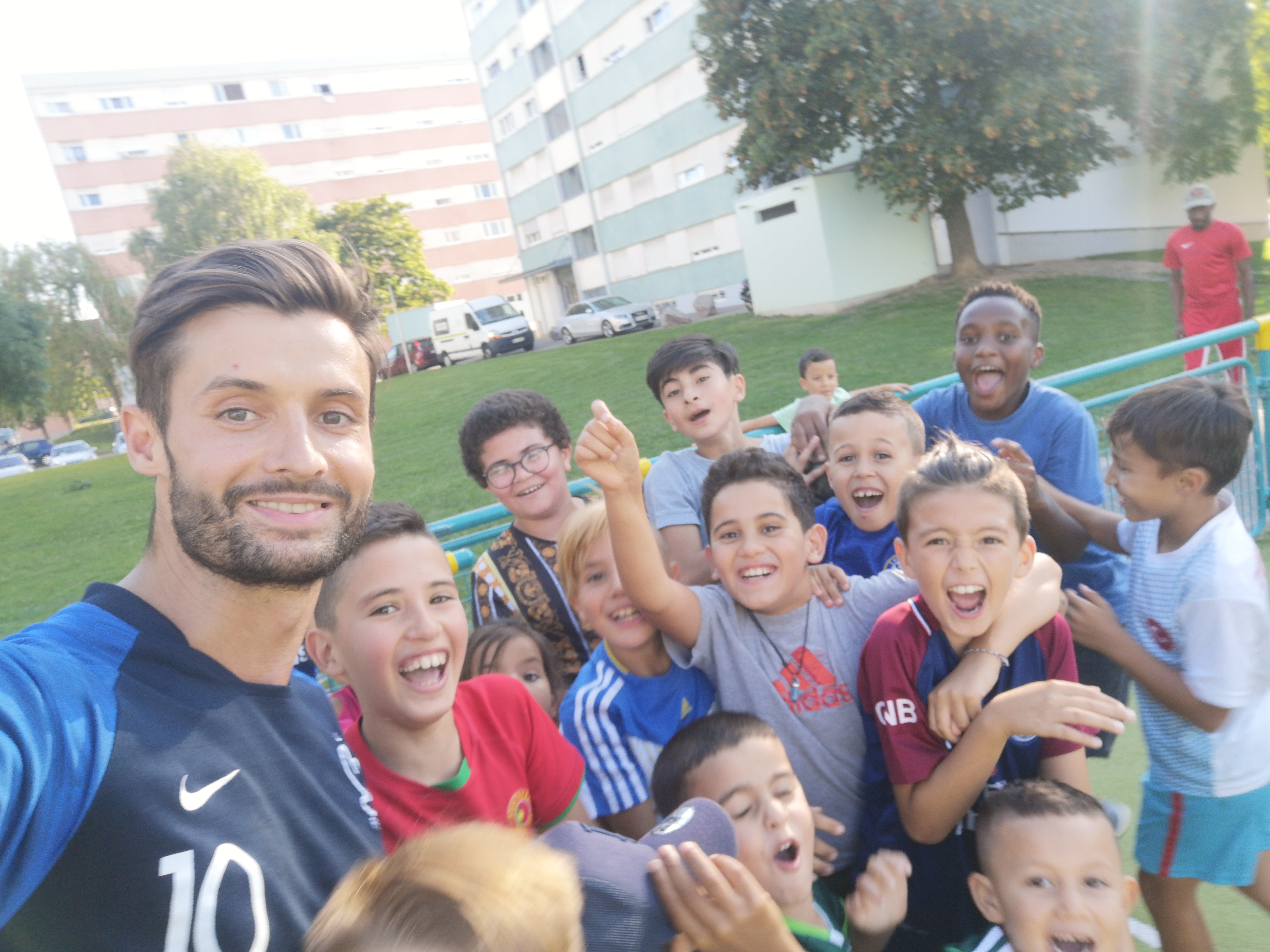 Animation de foot free style à Strasbourg